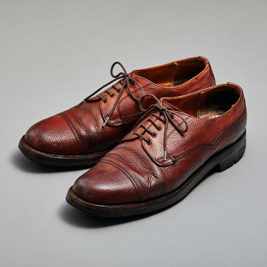 AGING MUSEUM of JOSEPH CHEANEY BURGUNDY CAIRNGORM Ⅱ R（ケンゴン） 8年着用 ダークブラウンクリーム使用