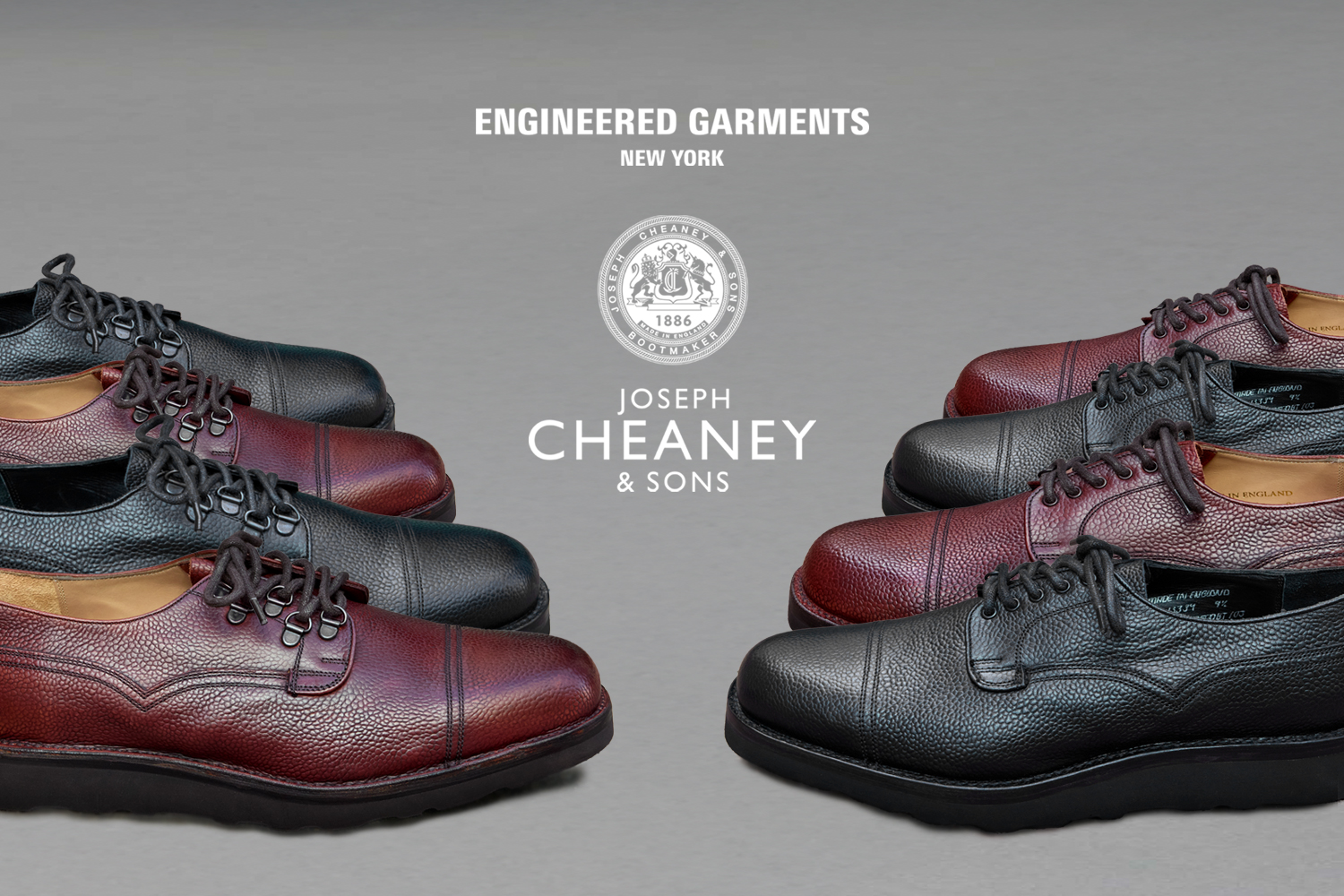 JOSEPH CHEANEY & SONS ブラウン ドレスシューズ JOSEPH CHEANEY & SONS ジョセフチーニー ウィングチップ ドレス